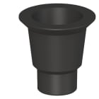SIEMENS - Rohradapter, schwarz, für Einbauleuchten mit Durchmesser 70 mm