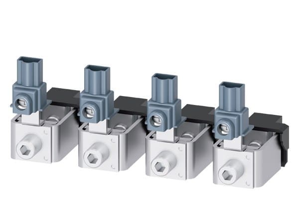 SIEMENS - Rahmenklemme mit Hilfsleiterspannungsabgriff 4 ST. Zubehör für: 3VA6 150/250