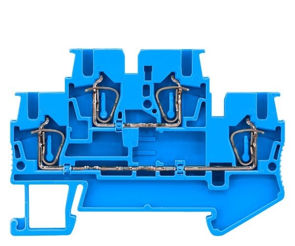 SIEMENS - Doppelstockklemme mit Zugfederanschluss, Querschnitt: 0,08-2,5mm2, Breite: 5,2mm