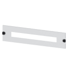SIEMENS - ALPHA 630 Universal, Feldabdeckung mit Ausschnitten 1x 24TE, Reihenabstand 15...