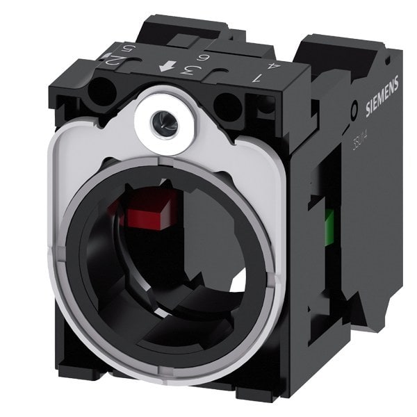 SIEMENS - Halter für 3 Module, Kunststoff/Metall, 1S, 1Ö