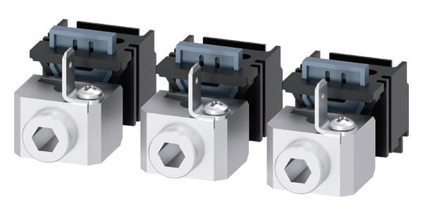 SIEMENS - Rundleiteranschlussklemme Cu mit Hilfsleiterspannungsabgriff 3 St. Zubehör
