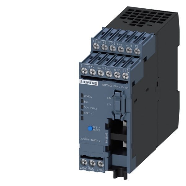 SIEMENS - Grundgerät SIMOCODE pro V PN GP, Ethernet/PROFINET IO, 1xRJ45, DC 24V