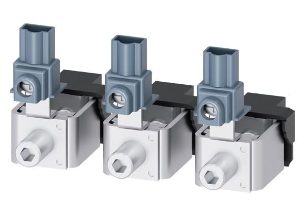 SIEMENS - Rahmenklemme mit Hilfsleiterspannungsabgriff 3 ST. Zubehör für: 3VA6 150/250