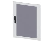 SIEMENS - ALPHA 125, 630 Universal, Tür IP43, Klarsicht (einfache Ausführung), RAL7035,...