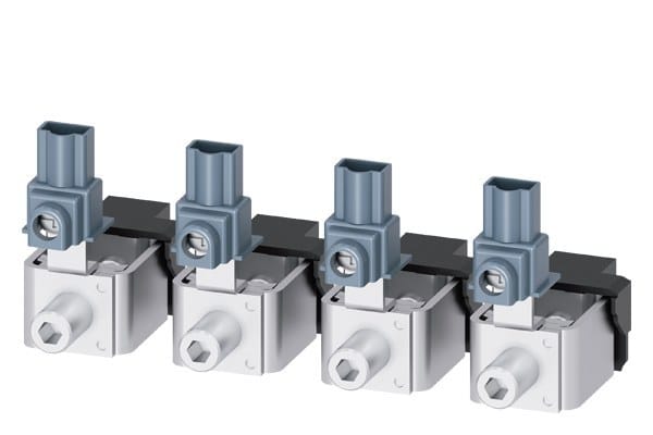 SIEMENS - Rahmenklemme mit Hilfsleiterspannungsabgriff 4 ST. Zubehör für: 3VA6 150/250