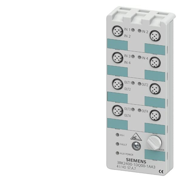 SIEMENS - AS-Interface Kompaktmodul K60, IP67, A/B-Slave (SPEC 3.0), Digital, 4DE/4DA