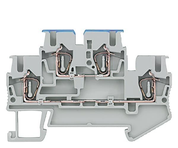 SIEMENS - Doppelstockklemme mit Zugfederanschluss, oben N unten L