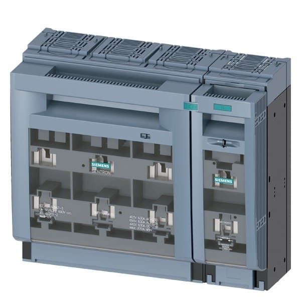 SIEMENS - SENTRON, Sicherungslasttrennschalter 3NP1, 4-polig, NH3, 630 A