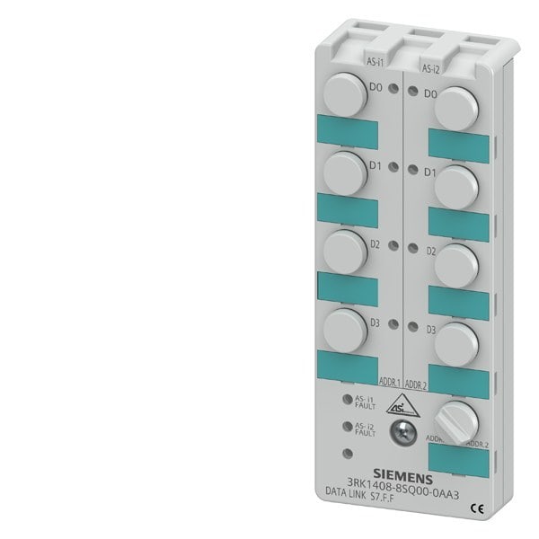 SIEMENS - AS-I DATENKOPPLER K60, IP67, Digital, 4DE/4DA VIRTUELL