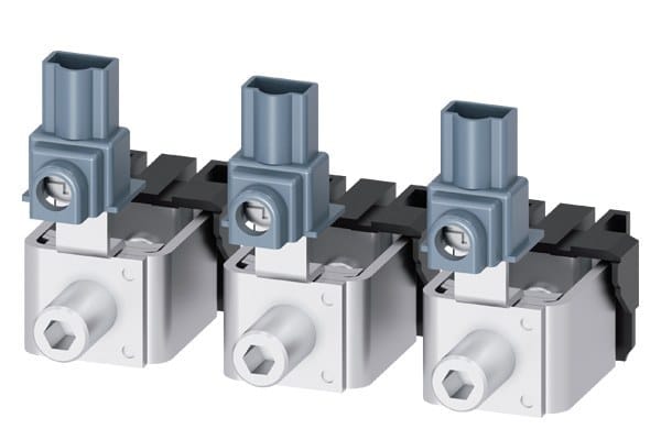 SIEMENS - Rahmenklemme mit Hilfsleiterspannungsabgriff 3 ST. Zubehör für: 3VA5 250