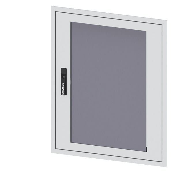 SIEMENS - ALPHA 125 NF Klarsichttür mit Blendrahmen für UP, einfache Ausführung, Höhe=8...
