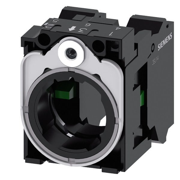 SIEMENS - Halter für 3 Module, Kunststoff/Metall, 1S, 1S