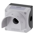 SIEMENS - Gehäuse für Befehlsgeräte, 22mm, rund, Metall, grau, 1 Befehlstelle