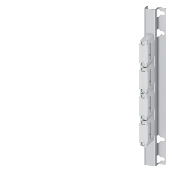 SIEMENS - Sammelschienenhalter 4-polig ALPHA NF Baubreite 300mm für Schienenstärke 15x ...