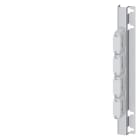 SIEMENS - Sammelschienenhalter 4-polig ALPHA NF Baubreite 300mm für Schienenstärke 15x ...