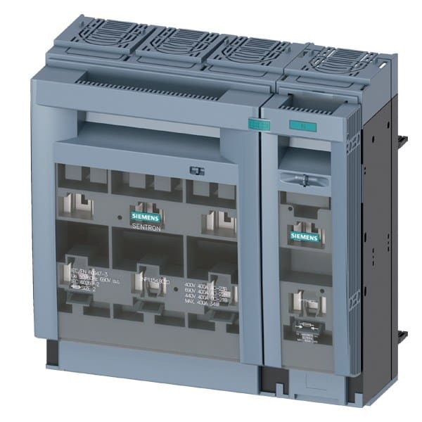 SIEMENS - SENTRON, Sicherungslasttrennschalter 3NP1, 4-polig, NH2, 400 A