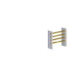 SIEMENS - ALPHA-ZS, Nachrüstsatz Sammelschiene 1-feldrig, 12x 5mm, 4-polig