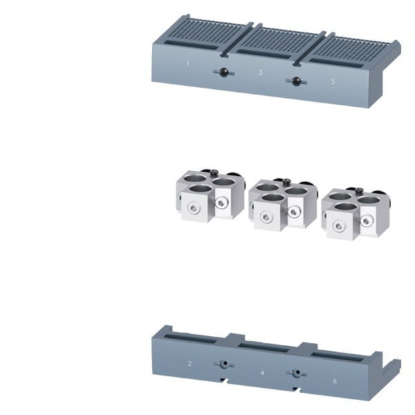 SIEMENS - Rundleiteranschlussklemme 3 Kabel mit Hilfsleiterspannungsangriff 3 St. Zubehör