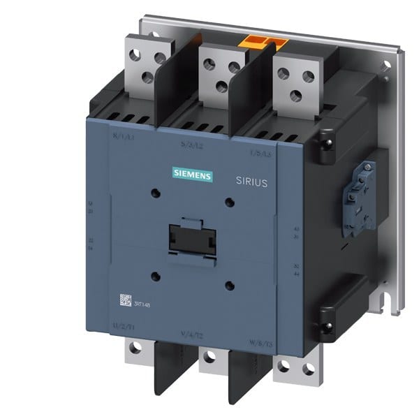 SIEMENS - Schütz, AC-1, 1260 A, 3polig, AC 100-240V, DC 100-220V, 2S+2Ö, Antrieb elektr...