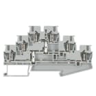 SIEMENS - Dreistockklemme 2,5 mm2- mit 1 Potential F R die 3L- grau- Breite 5,2mm