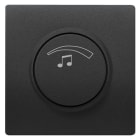 SIEMENS - DELTA style Lautstärkeregler mono, anthrazit, 3W, 27 Ohm