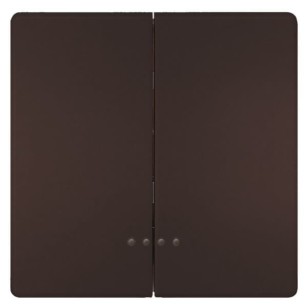 SIEMENS - DELTA style Wippe 2-fach mit Fenster für Serienschalter, schoko