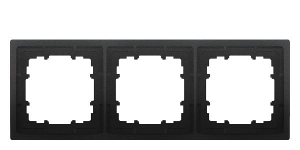 SIEMENS - DELTA style anthrazit Rahmen 3-fach