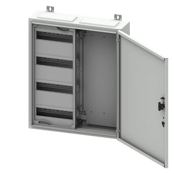 SIEMENS - ALPHA 160 DIN Wandverteiler Aufputz, mit Multimedia-Feld RAL 9016, IP31, SK2