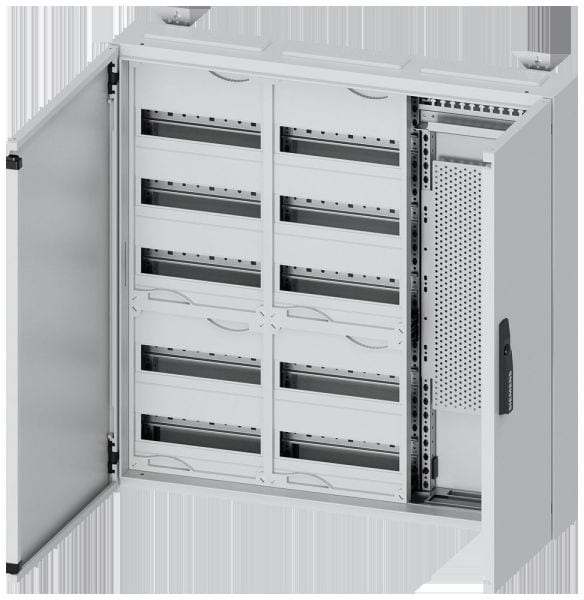 SIEMENS - ALPHA 160 DIN Wandverteiler Aufputz, mit Multimedia-Feld RAL 9016, IP31, SK2