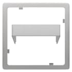 SIEMENS - DELTA i-system Adapterrahmen für Bewegungsmelder mit 5TC158x, aluminiummetallic