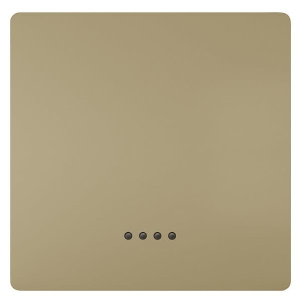 SIEMENS - DELTA style gold Wippe mit Fenster 68x68mm