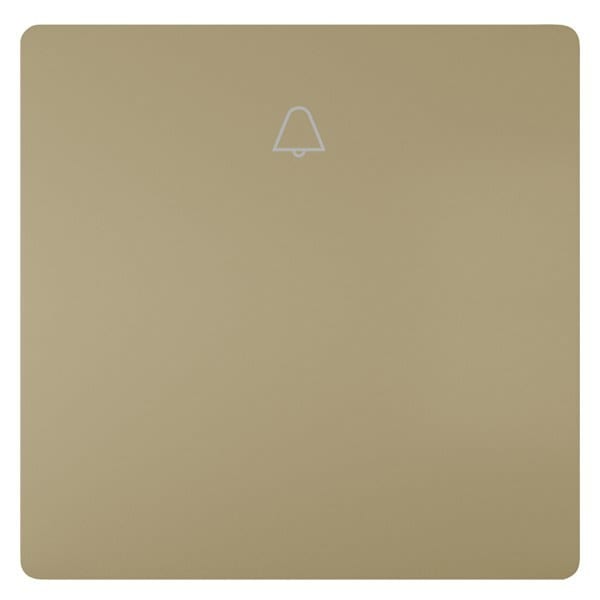 SIEMENS - DELTA style gold Wippe mit Symbol Glocke 68x68mm