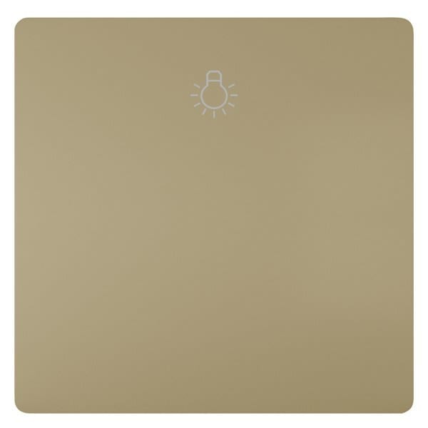 SIEMENS - DELTA style gold Wippe mit Symbol I/O 68x68 mm