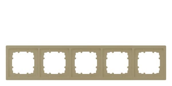 SIEMENS - DELTA style gold Rahmen 5-fach