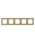 SIEMENS - DELTA style gold Rahmen 5-fach