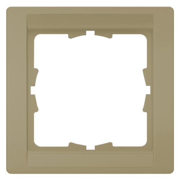 SIEMENS - DELTA style gold Zwischenrahmen zum Einbau von Geräten mit 51x51mm
