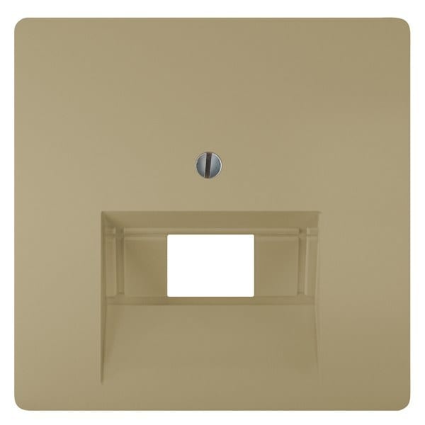 SIEMENS - DELTA style Abdeckplatte für UAE-Anschlussdose, für 1-u. 2-fach, gold