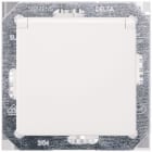 SIEMENS - DELTA i-system SCHUKO-Steckdose m. Klappdeckel, 55x55mm 10/16A 250V, softschwarz
