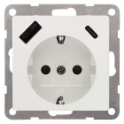 SIEMENS - DELTA i-system USB-SCHUKO-Steckdose 2 USB A+C max. 18 W, titanweiß