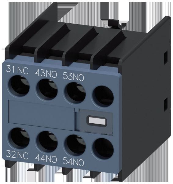SIEMENS - Hilfsschalter, 2S+1Ö, Strombahn 1Ö, 1S, 1S, Sondervariante für Schütze