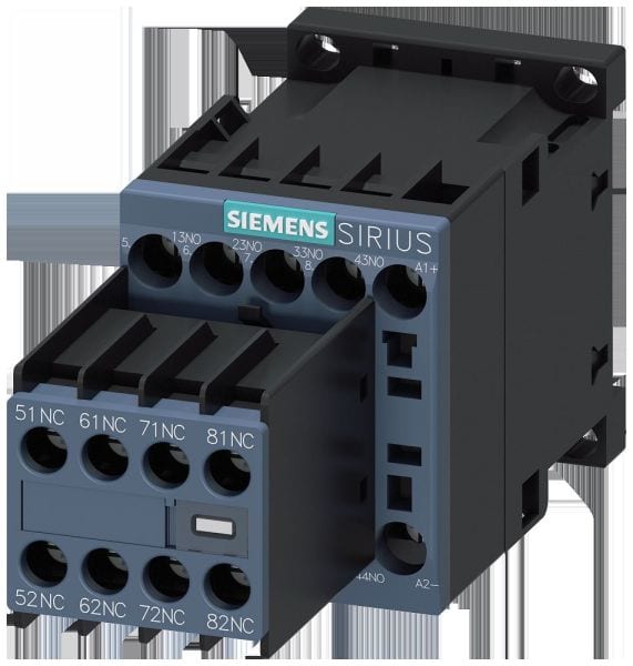 SIEMENS - Hilfsschütz, 4S+4Ö, DC 125V, S00, Schraubanschluss