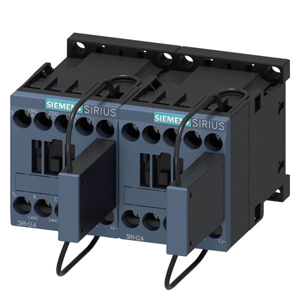 SIEMENS - Hilfsschütz, verklinkt, Bahn, 3 S, DC 32 V, 0,7-1,25* US