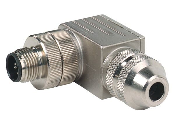 SIEMENS - M12 Stecker, PROFIBUS, gewinkelt, 5-polig, B-kodiert, Schraubanschluss