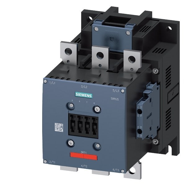SIEMENS - Schütz,AC-3e,265A/132kW/400V,3-polig,AC/DC220-240V,2S+2Ö,Anschlussschiene/Sch...