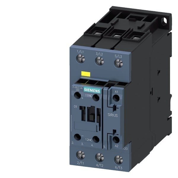 SIEMENS - Schütz, AC-3e, 51A/400V, 3-polig, AC/DC 175-280V, F-PLC-IN, 1Ö, Schraubanschluss