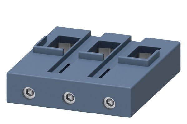 SIEMENS - Rahmenklemmenblock, 3-polig für Schütz Baugröße S3, 3RT2.4