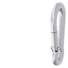 SIEMENS - Karabinerhaken DIN 5299 Form C, 50mm x5mm Edelstahl, Verpackung im Set (2 Stück)