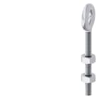 SIEMENS - Ringschraube M6 x50 inklusive 2xMuttern, Stahl verzinkt