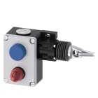 SIEMENS - Seilzugschalter, 2x M25x1,5, 1S+1Ö, Verrastung EN ISO 13850, mit LED rot